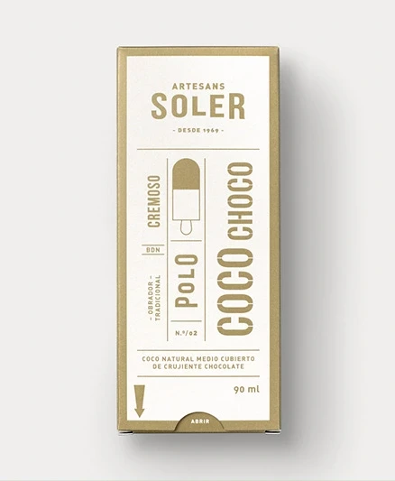 Polo cremoso de coco